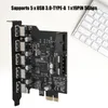 PCI-E na 5 portů USB3.0,Karta adaptéru,Karta adaptéru Náhled obrázku produktu 7