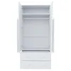 Flieks Armoire penderie avec 2 tiroirs et 2 portes, armoire Voir les images du produit 6