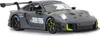 A grey Porsche 911 GT2 RS Clubsport 25 model car with racing decals and neon yellow accents, shown from a three-quarter front angle on a white background. Podgląd zdjęcia produktu