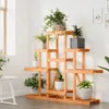 vidaXL Stojan na květiny 110x25x96 cm z masivního jedlového Náhled obrázku produktu 3