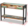 vidaXL Sideboard mit 3 Schubladen Altholz Massiv Produktbild-Vorschau 5