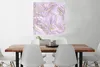 MuchoWow® Poster Marmor - Flieder - Gold 75x75 cm - Wand Produktbild-Vorschau 2