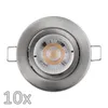 Einbauleuchten-Set McShine, 10xRahmen, 10xLED-Modul, 5W, Produktbild-Vorschau 1