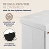 CASARIA® Pouf Sgabello Contenitore 38x38x38cm Box Anteprima dell’immagine prodotto 6