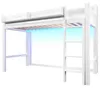 Łóżko piętrowe 90x200 cm z 3 szafkami, półkami, Podgląd zdjęcia produktu 17