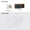 Planetmöbel LUX Waschtischunterschrank 100 cm hängend ohne Produktbild-Vorschau 6