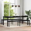 vidaXL Lavice vzhled černého dubu 200 x 35 x 45 cm materiál Náhled obrázku produktu 2