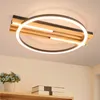 ZMH LED Deckenleuchte Holz Deckenlampe 24W 38cm Produktbild-Vorschau 1