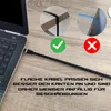 LAN Kabel Cat 8 Flach 15m Schwarz – Netzwerkkabel RJ45 Produktbild-Vorschau 6