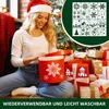 16er-Pack Weihnachts-Schablonen, Wiederverwendbar, 15*15 Produktbild-Vorschau 6