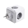 A white cube-shaped power adapter with multiple outlets and USB ports, shown against a white background. Voir les images du produit