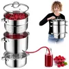 Olla para extractor de zumo KADAX, 8 litros, acero Vista previa de la imagen del producto 1