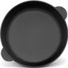 A top-down view of a black cast iron pan on a white background. Produktbild-Vorschau