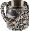 Out of the Blue Versilberter Becher Pokal Totenkopf Produktbild-Vorschau 1