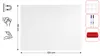 Lavagna magnetica in acciaio BIANCA WHITE 120x90 cm Anteprima dell’immagine prodotto 11