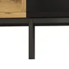A close-up view of the bottom section of a table, showing the legs and the base of the tabletop. Produktbild-Vorschau
