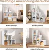WOLTU Bücherregal mit 6 Fächern, Würfelregal, Standregal, Produktbild-Vorschau 8