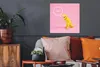 MuchoWow® Poster Dinosaurier - Gelb - Zitate 50x50 cm - Produktbild-Vorschau 2
