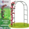 A product image showing a garden arch with roses, alongside its packaging. Podgląd zdjęcia produktu