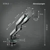 Diablo X-Arm Doppel Monitor Halterung Bildschirmhalterung Produktbild-Vorschau 5