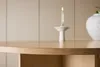 Strada table à manger Ø120cm. avec rallonge whitewash. Voir les images du produit 12