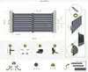 Doppelflügeltor aus Aluminium 3m VOGEL H.160cm grau Produktbild-Vorschau 2