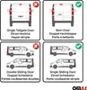 Zasłony przeciwsłoneczne do Ford Transit 2000-2014 krótkie Podgląd zdjęcia produktu 4