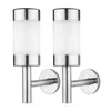 2 lampade da parete solari a LED in acciaio inossidabile Anteprima dell’immagine prodotto 1