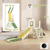 AIYAPLAY faltbare 4-in-1 Kleinkinderrutsche mit Produktbild-Vorschau 3