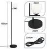 Diagrams showing the dimensions of a floor lamp. Anteprima dell’immagine prodotto