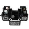anndora® Beautycase Leo Noir – schwarzer Aluminium-Koffer Produktbild-Vorschau 5