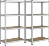 Yaheetech Schwerlastregal 2er Set, Lagerregal 160x80x40cm, Produktbild-Vorschau 1
