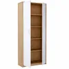 Meblando Bücherregal Simple R5 Sonoma-Eiche/Weiß, Produktbild-Vorschau 3