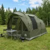 vidaXL Tunnelzelt Olive Grün 400 x 260 x 200 cm Polyester Produktbild-Vorschau 2