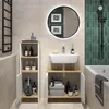 Badezimmermöbel-Set Vicco Karli Weiß/Goldkraft Eiche 2 Produktbild-Vorschau 7