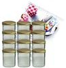 12er Set Sturzglas 350ml Marmeladenglas Einmachglas Produktbild-Vorschau 1