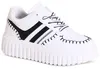 topschuhe24 3133 Damen Plateau Sneaker Skater Turnschuhe , Produktbild-Vorschau 1