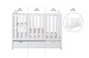 2in1 Babybett mit Matratze und Schublade 120x60cm,3 Produktbild-Vorschau 7