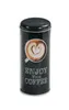 Stylische schwarze Kaffeedose für Pads mit Produktbild-Vorschau 1