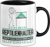 Reptilienhalter Geschenk Tasse Ich Bin Reptilienhalter Aber Produktbild-Vorschau 1
