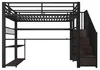 Flieks Etagenbett 140x200cm mit Schreibtisch und Regal, Produktbild-Vorschau 10