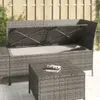 vidaXL Set di 3 pezzi da giardino con cuscini in polirattan Anteprima dell’immagine prodotto 12