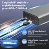 Extralink Powerbank EPB-126 20000mAh Srebrny Power bank, Podgląd zdjęcia produktu 5