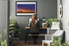 Bild 100x70 MDF-Rahmen Wandkunst Natur-Landschaft Bäume Produktbild-Vorschau 3