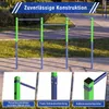 COSTWAY Turnreck Outdoor, gymnastická sestava s třemi Náhled obrázku produktu 8