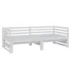 Výsuvná válenda bílá masivní borovice 2 x (90 x 200) cm Náhled obrázku produktu 6