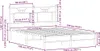 vidaXL Bettgestell ohne Matratze Sonoma-Eiche 137x190 cm Produktbild-Vorschau 8