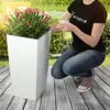 Set di vasi da fiori in rattan KADAX "Pesaro", vaso da Anteprima dell’immagine prodotto 3