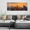DEQORI Glasbild Echtglas 150x60 cm 'Goldene Produktbild-Vorschau 3