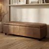 Aufbewahrungs-Truhe Kriens, Sitzbank Bank, Stoff/Textil, Produktbild-Vorschau 1